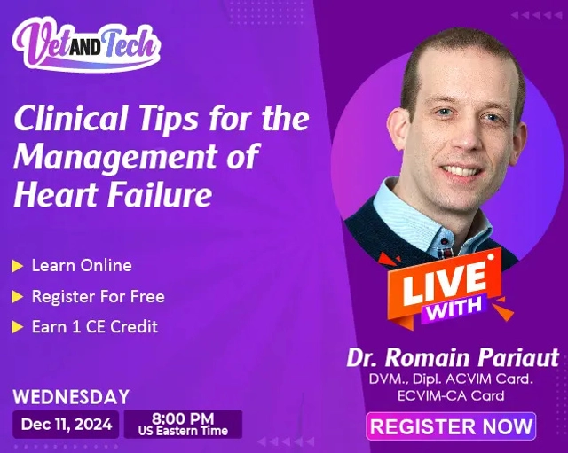 Webinar on Heart Failure Management in Dogs and Cats
